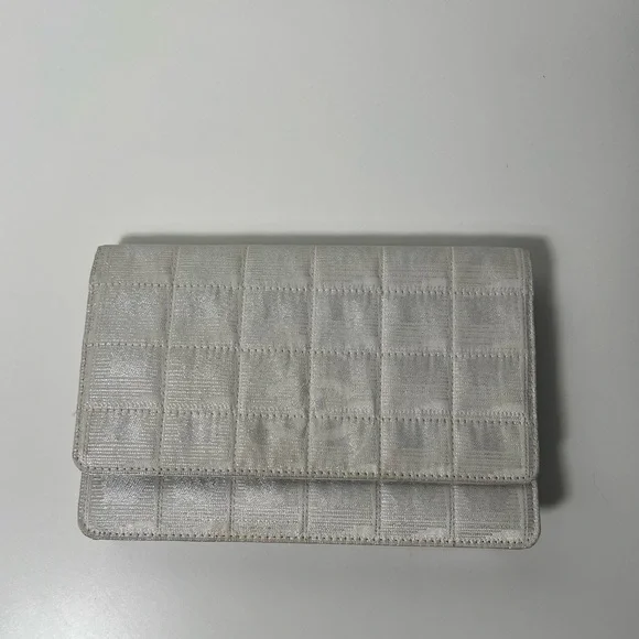 Chanel Travel Ligne Line Wallet On Chain WOC Crossbody Purse Bag